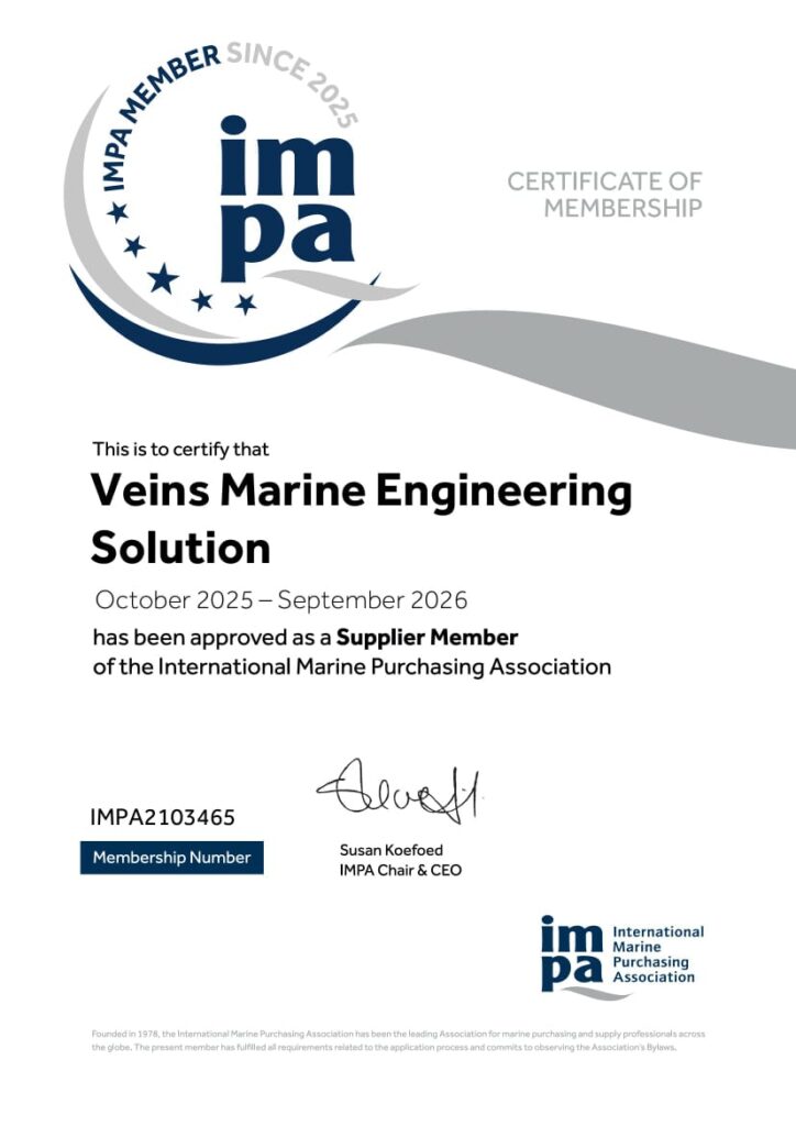 IMPA Certified Marine Engineering Company Bangladesh – Veins Marine Engineering Solution